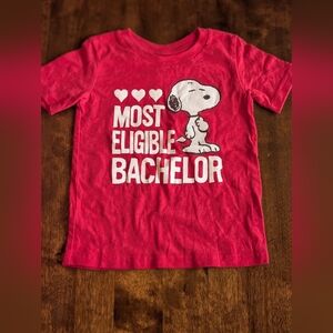 Jumping Beans Red Snoopy Kids T-Shirt/ 3T